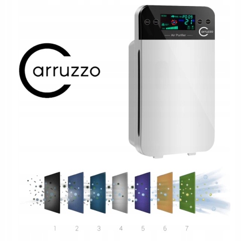 Oczyszczacz Powietrza Carruzzo Healthy Air 7W1 Z Jonizacją I Timerem