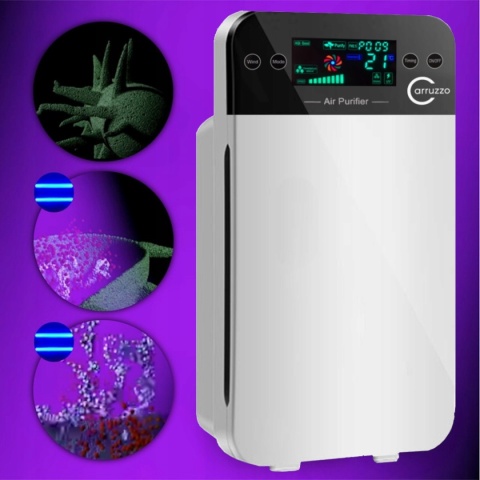 Oczyszczacz Powietrza Carruzzo Healthy Air 7W1 Z Jonizacją I Timerem