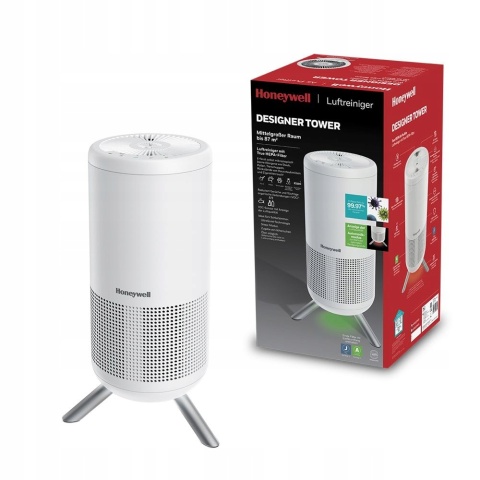 Oczyszczacz Powietrza Honeywell Hpa830we4 Hepa 99,97% Aroma Tryb Nocny