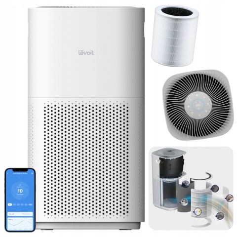 Oczyszczacz Powietrza Levoit Core 600S True Hepa 697M3/H Do 147M2 Ciche