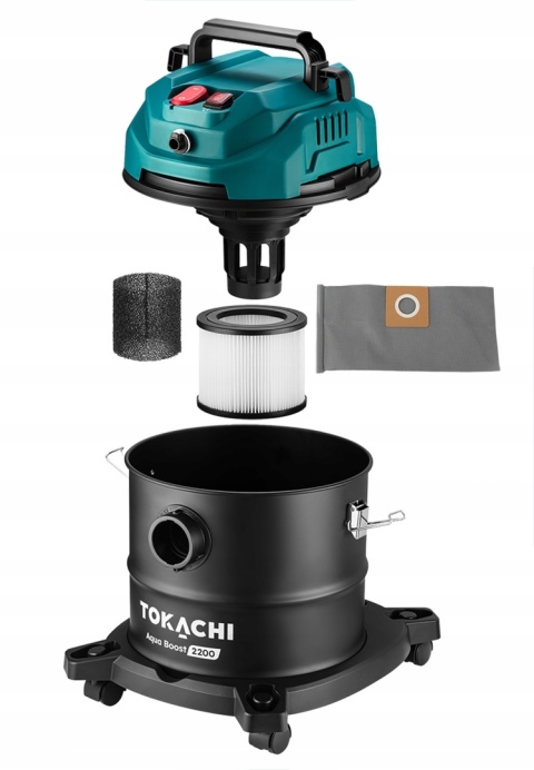 Odkurzacz piorący Tokachi Aqua Boost 2200W 4w1 z filtrem HEPA 20L