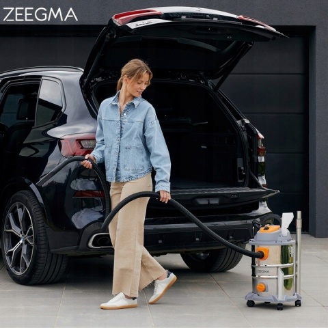 Odkurzacz przemysłowy Zeegma 3600W do popiołu i czyszczenia na sucho/mokro