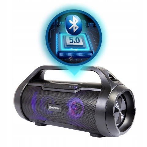Przenośny Głośnik Bluetooth Manta SPK215, 30W, IPX5, TWS, USB, FM