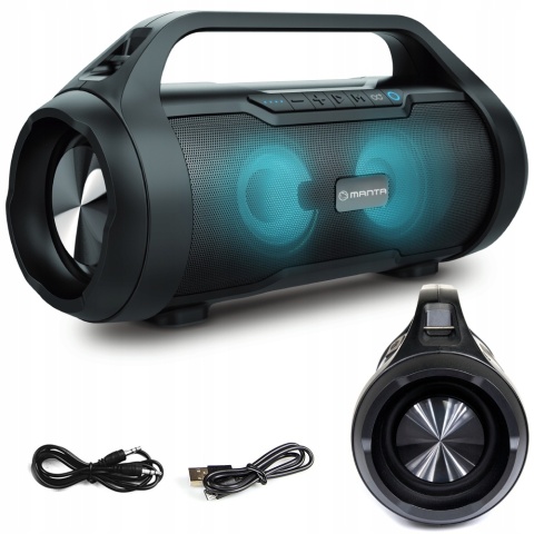 Przenośny Głośnik Bluetooth Manta SPK215, 30W, IPX5, TWS, USB, FM