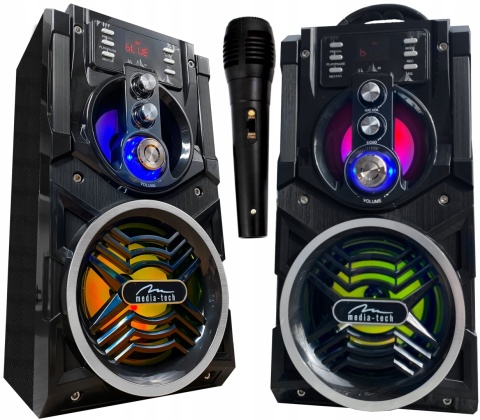 Przenośny Głośnik Bluetooth PartyTech KEG Pro 800W z Mikrofonem Karaoke
