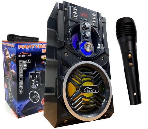 Przenośny Głośnik Bluetooth PartyTech KEG Pro 800W z Mikrofonem Karaoke