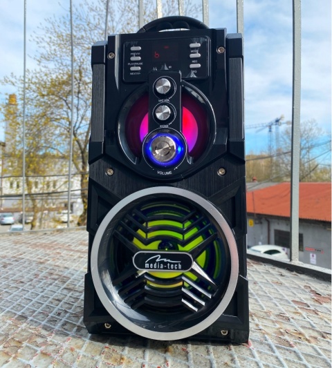 Przenośny Głośnik Bluetooth PartyTech KEG Pro 800W z Mikrofonem Karaoke