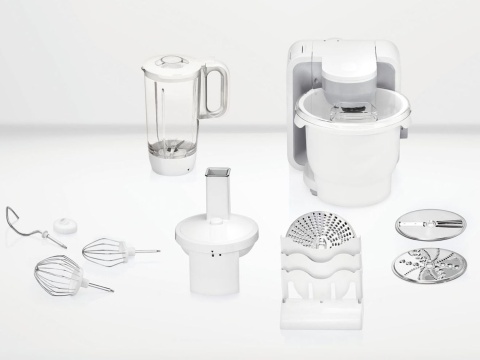 Robot Kuchenny SilverCrest 7W1 550W z Miską 3,8L i 4 Poziomami Mocy