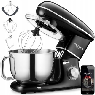 Robot Planetarny Mozano Kitchen Machine 6.2L 2300W z 3 Mieszadłami i Przepisami