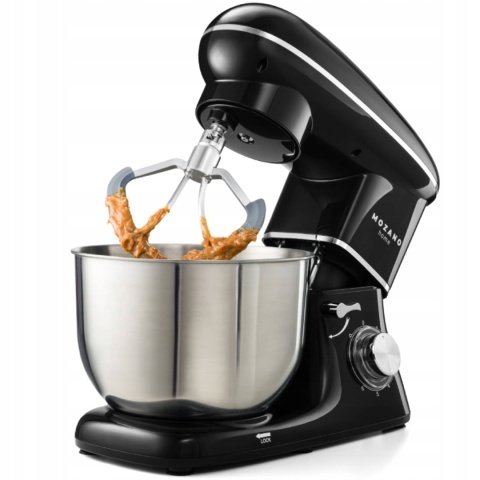 Robot Planetarny Mozano Kitchen Machine 6.2L 2300W z 3 Mieszadłami i Przepisami