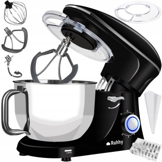 Robot Planetarny Ruhhy 2200W z Misą 6,2L i Rękawem Cukierniczym Gratis