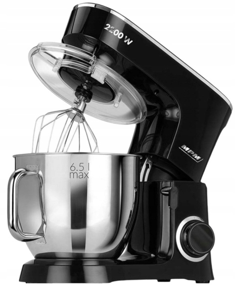 Robot planetarny MPM MRK-19 2200W, 6 prędkości, 6,5L, 3 mieszadła