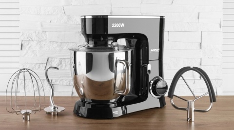 Robot planetarny MPM MRK-19 2200W, 6 prędkości, 6,5L, 3 mieszadła