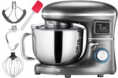 Robot planetarny z podgrzewaną misą 6L 3000W - SilverHot Chef