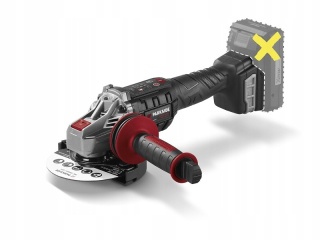 Akumulatorowa szlifierka kątowa 20V 125mm z antywibracyjnym uchwytem