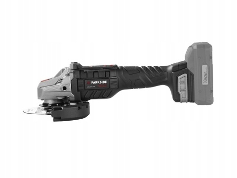 Akumulatorowa szlifierka kątowa 20V 125mm z antywibracyjnym uchwytem
