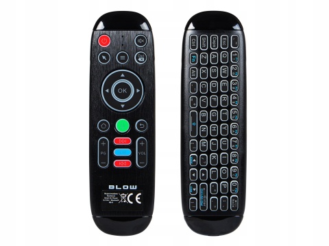 Bezprzewodowa Klawiatura z Pilotem i Funkcją AIR MOUSE, 3w1, Blow