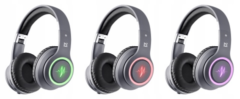Bezprzewodowe Słuchawki Defender z Mikr. i Odtw. MP3, Szare, Bluetooth 5.0