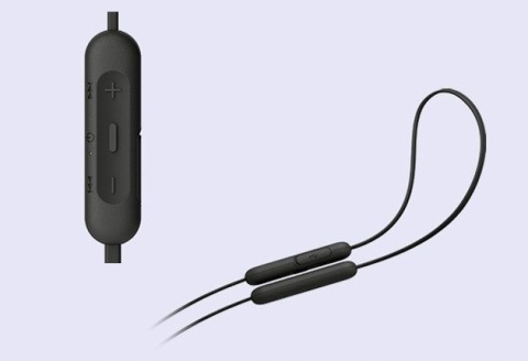 Bezprzewodowe Słuchawki Sony WI-XB400 Extra Bass, Bluetooth 15h, Czarny