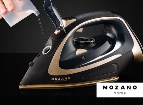 Bezprzewodowe żelazko parowe Mozano 2600W, ceramiczna powłoka, Anti‑Calc