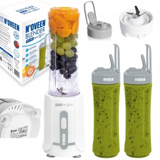 Blender N'OVEEN Sport Mix & Fit SB230 300W z 2 butelkami 600ml