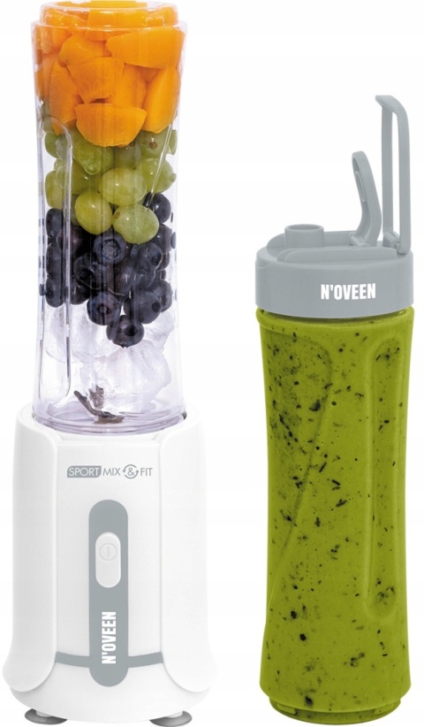 Blender Sport Mix & Fit N'Oveen Sb230 300W 2 Butelki 600Ml Ostrza Inox
