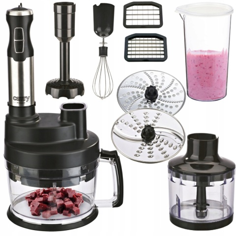 Blender Ręczny Camry CR4623 1600W z Trzepaczką i Akcesoriami TURBO