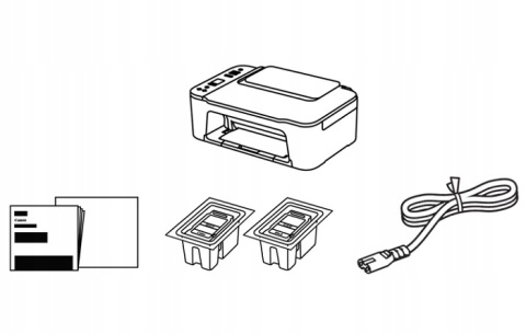 Canon Pixma TS3450 - Wielofunkcyjna Drukarka, Skaner, Kopiarka WIFI z Tuszami