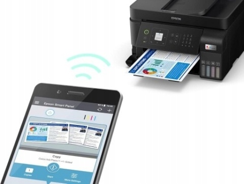 Epson EcoTank ET-4810 - Wielofunkcyjna Drukarka z Wi-Fi i Faksowaniem
