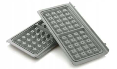 Gofrownica Breville DuraCeramic VST072X 850W - Srebrne Kwadratowe Gofry