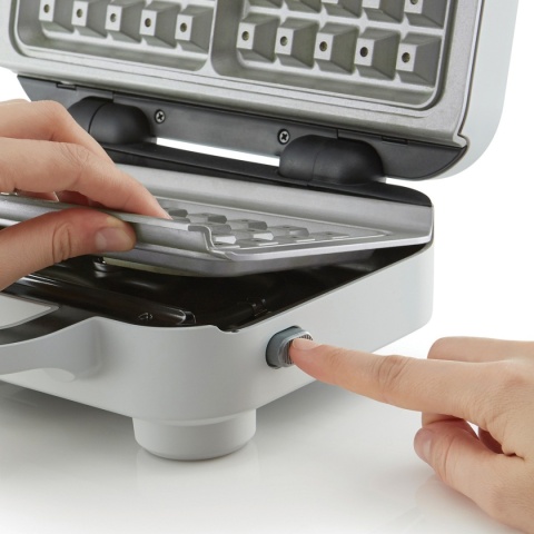 Gofrownica Breville DuraCeramic VST072X 850W - Srebrne Kwadratowe Gofry