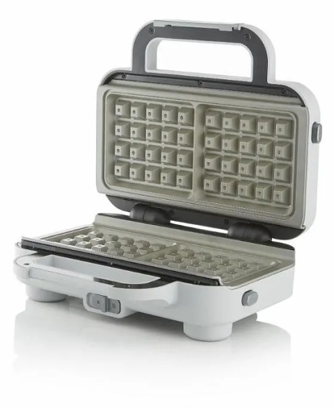 Gofrownica Breville DuraCeramic VST072X 850W - Srebrne Kwadratowe Gofry