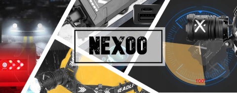 Latarka Czołowa Nexoo 10000 LM, Wojskowa, Wodoodporna, Akumulatorowa