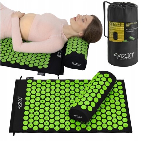Zdrowotna Mata Do Akupresury Z Kolcami + Poduszka Terapeutyczna Relaks