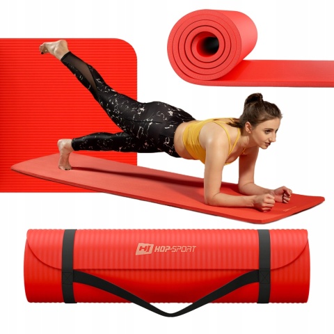 Mata fitness NBR 1,5 cm 190x80 cm - antypoślizgowa i wodoodporna