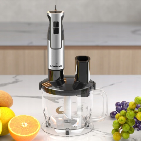 Blender Ręczny Wielofunkcyjny Mikser 1200W Złote Ostrze Moc Niszczenia