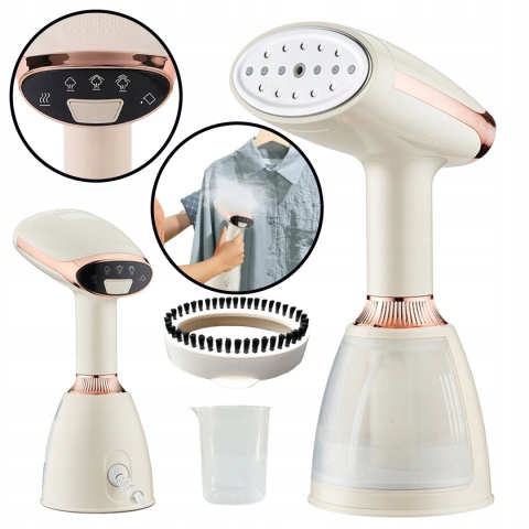 Parownica Do Ubrań 1500W 3-Stopniowa Regulacja Pary 28G/Min 280Ml 7 Dysz