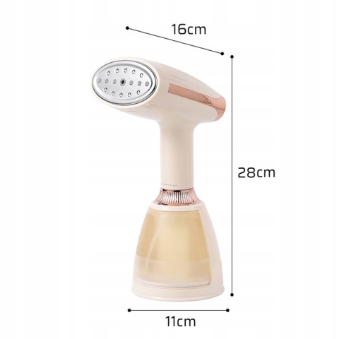 Parownica Do Ubrań 1500W 3-Stopniowa Regulacja Pary 28G/Min 280Ml 7 Dysz