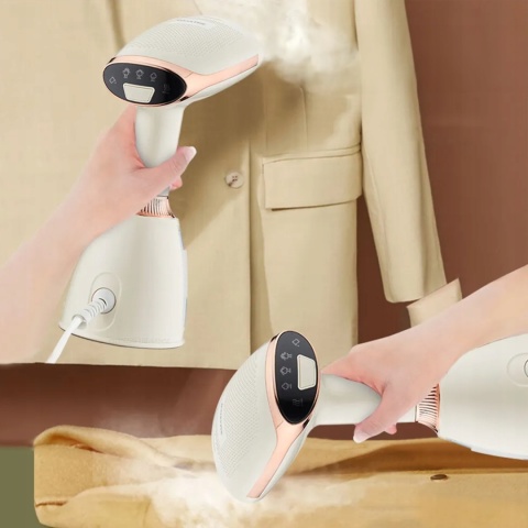 Parownica Do Ubrań 1500W 3-Stopniowa Regulacja Pary 28G/Min 280Ml 7 Dysz
