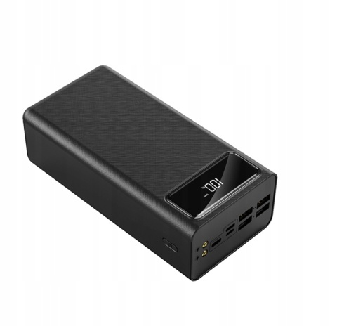 Powerbank 50000mAh z 4 portami USB-C, mikro USB i Lightning, LED