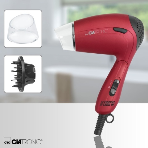 Mała Suszarka Do Włosów Składana Turystyczna Podróżna Jonizacja 1300W