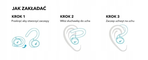 Słuchawki Douszne Soundcore Sport X10 Bezprzewodowe, Bluetooth 5.2, IPX7