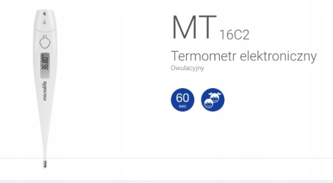 Termometr owulacyjny Microlife MT16C2 - Biały, Precyzyjny, LCD