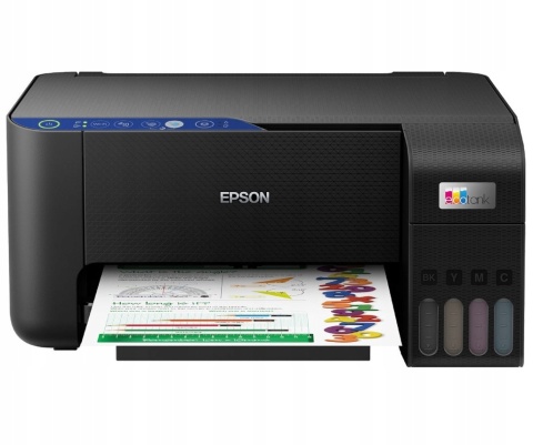 Urządzenie wielofunkcyjne Drukarka Skaner Epson L3251 czarne+ TUSZE