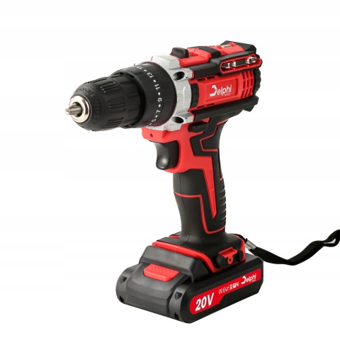 Udarowa Wiertarko-Wkrętarka 20V 2Xaku Delphi Tools Z Walizką I Akcesoriami