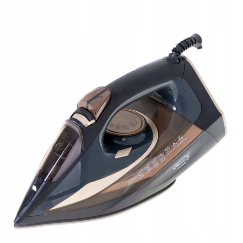 Żelazko Parowe Camry 3400W z Ceramiczną Stopą, Funkcja Pionowego Prasowania