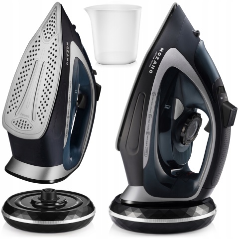 Żelazko bezprzewodowe Mozano Ultimate Smooth 2600W z ceramiczną stopą