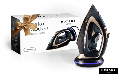 Żelazko bezprzewodowe ceramiczne 2600W z funkcją samoczyszczenia MOZANO