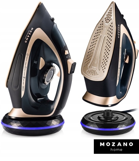 Żelazko bezprzewodowe ceramiczne 2600W z funkcją samoczyszczenia MOZANO