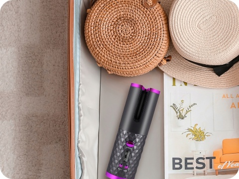 AUTOMATYCZNA OBROTOWA LOKÓWKA FALOWNICA DO STYLIZACJI WŁOSÓW LCD TIMER LOKI